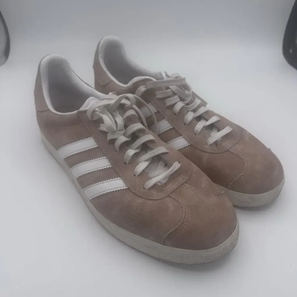 Adidas Originals Gazelle Magic Beige/Cloud White/Magic Beige Size 10.5